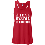 Real Football Moms Flowy Racerback Tank