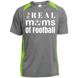 Real Football Moms Poly T-Shirt