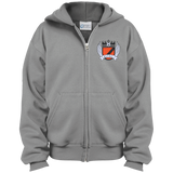 Youth Embroidered Full Zip Hoodie