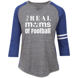 Real Football Moms Ladies' Vintage V-neck T-Shirt