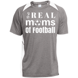 Real Football Moms Poly T-Shirt