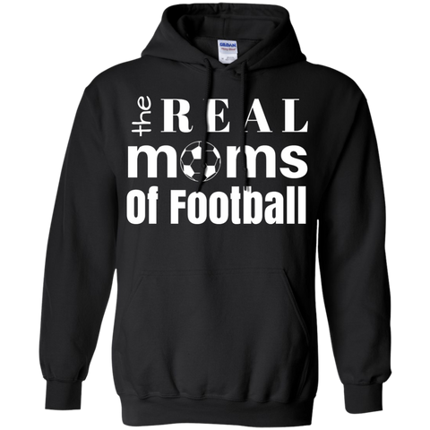 Real Football Moms Pullover Hoodie 8 oz