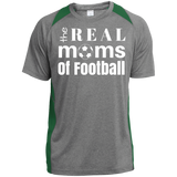 Real Football Moms Poly T-Shirt