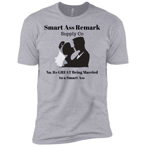Smart A Married Premium Short Sleeve Tee
