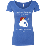 Smart A Make My Day Ladies Triblend Scoop