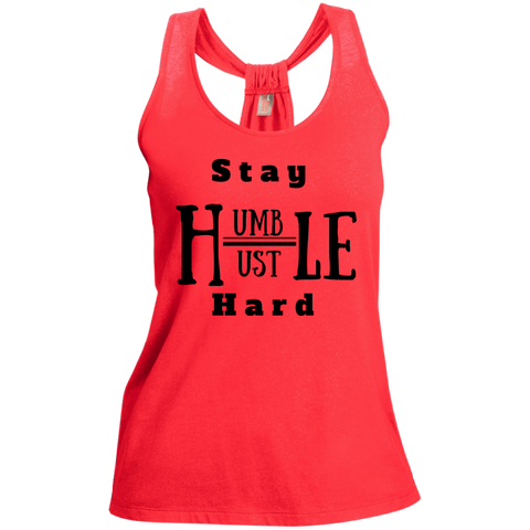 Hustle Ladies Shimmer Loop Back Tank