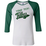 Tribes Customizable Junior's 100% Cotton 3/4 Sleeve Baseball T