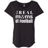 Real Football Moms Ladies' Triblend Dolman Sleeve