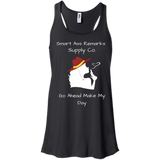 Smart A Make My Day Flowy Racerback Tank