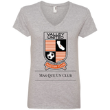 Valley United Mas Que Un Club Ladies' V-Neck Tee