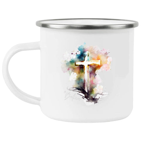 Believe Enamel Camping Mug