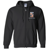 Valley United Embroidered Zip Up Hooded Sweatshirt