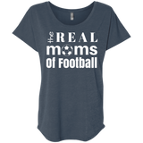 Real Football Moms Ladies' Triblend Dolman Sleeve