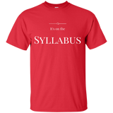 Syllabus Cotton T-Shirt