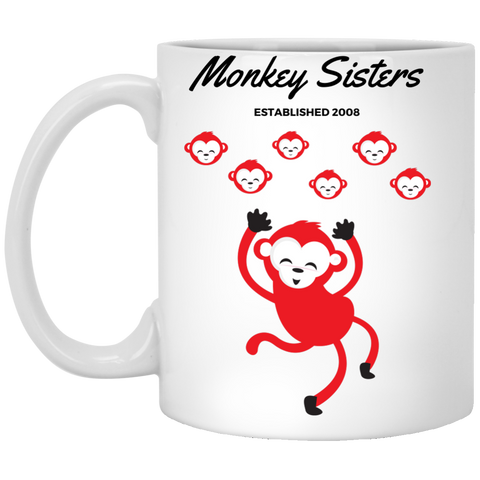 Monkey Sisters 11 oz. Mug