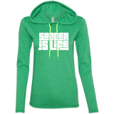 Soccer Ladies LS T-Shirt Hoodie